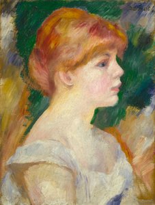 スザンヌヴァラドン、1885年頃 作： Pierre Auguste Renoir